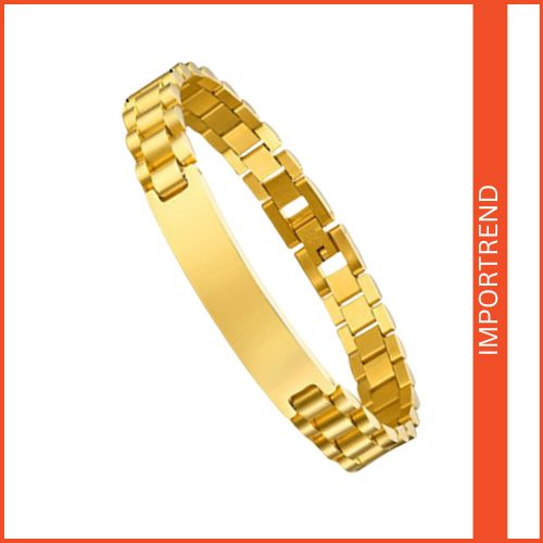 Curved Engravable Couple Bracelet for Men & Women