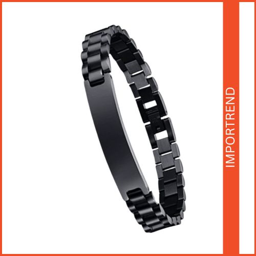 Curved Engravable Couple Bracelet for Men & Women