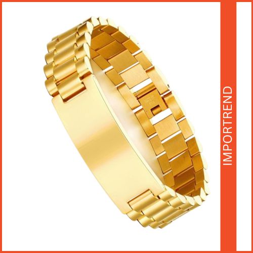 Curved Engravable Couple Bracelet for Men & Women