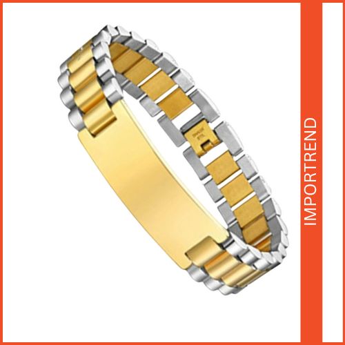 Curved Engravable Couple Bracelet for Men & Women