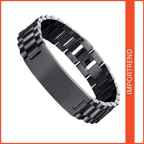 Curved Engravable Couple Bracelet for Men & Women