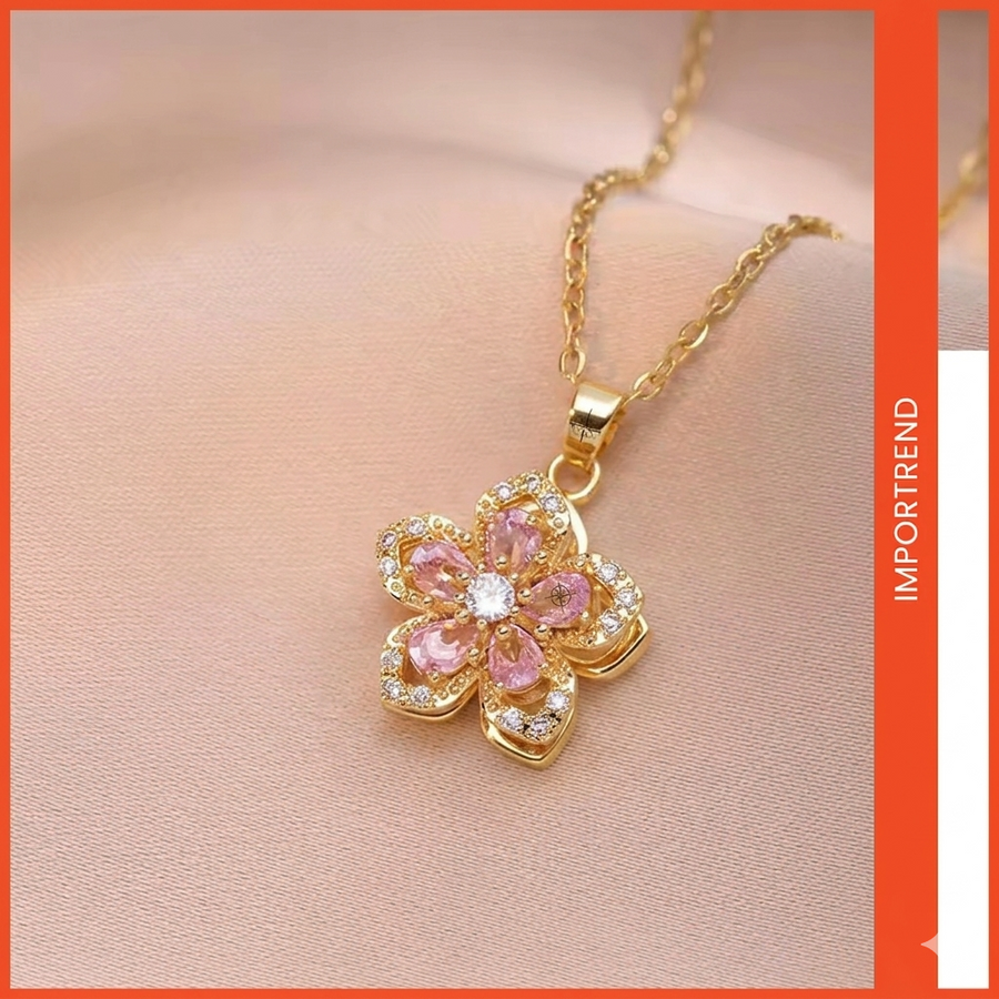 Flower Fidget Necklace