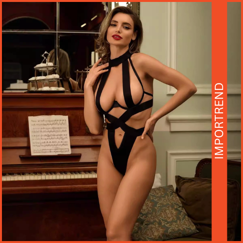 Women's Clothing Sexy Straps Halter Neck Lingerie Nightwear