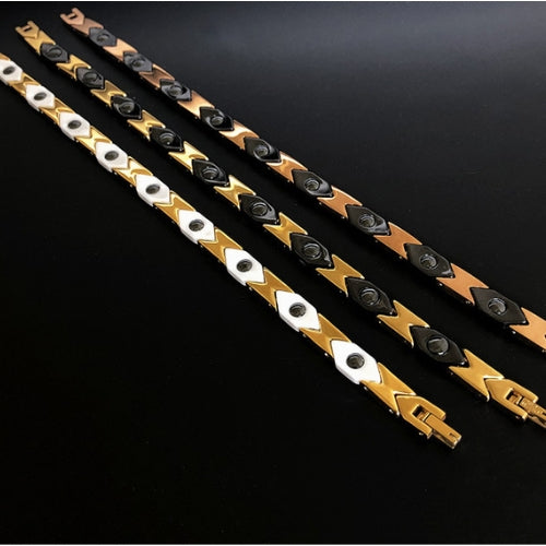 Fish-Shaped Gold Magnet Bracelet for Female