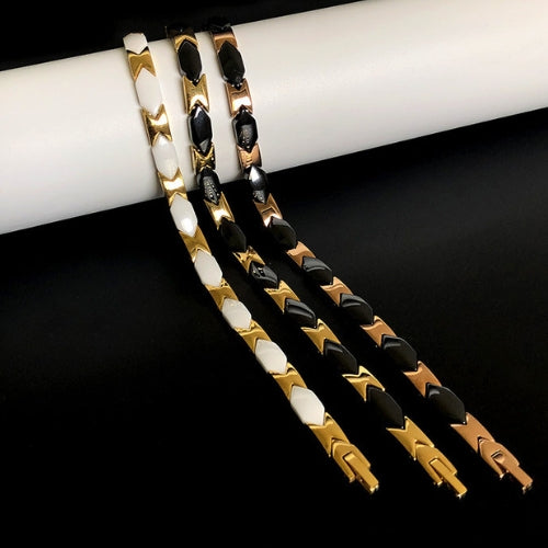 Fish-Shaped Gold Magnet Bracelet for Female