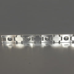 Gold with Seabed Abalone Shell Inlay Men’s Bracelet