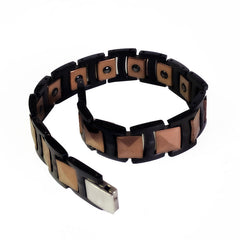 Pyramid-Shaped Men's Magnetic Bracelet