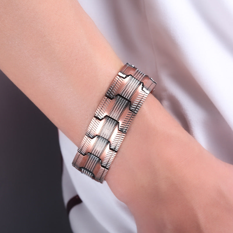 Full Magnet Red Copper Bracelet for Men & Women