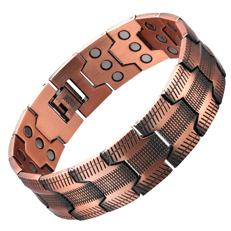 Full Magnet Red Copper Bracelet for Men & Women