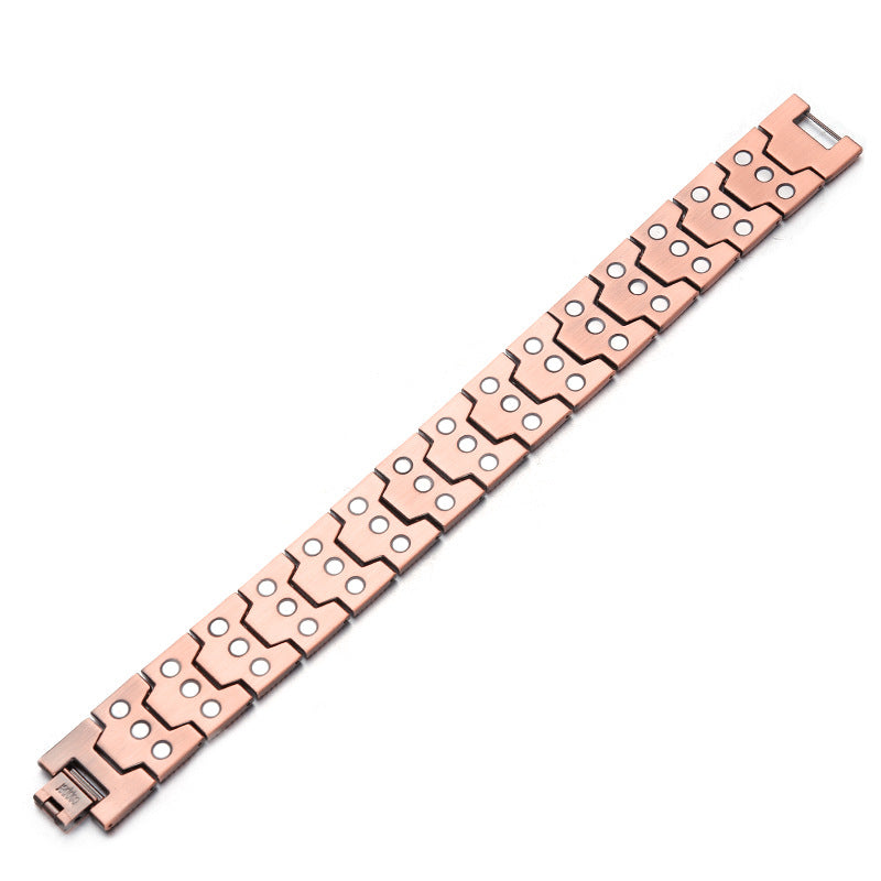 Full Magnet Red Copper Bracelet for Men & Women