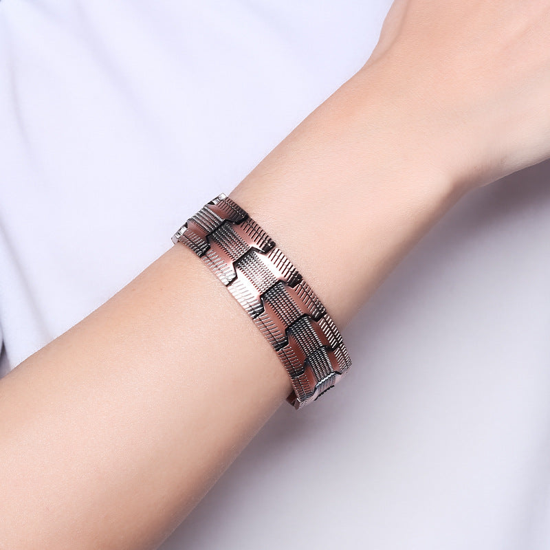 Full Magnet Red Copper Bracelet for Men & Women