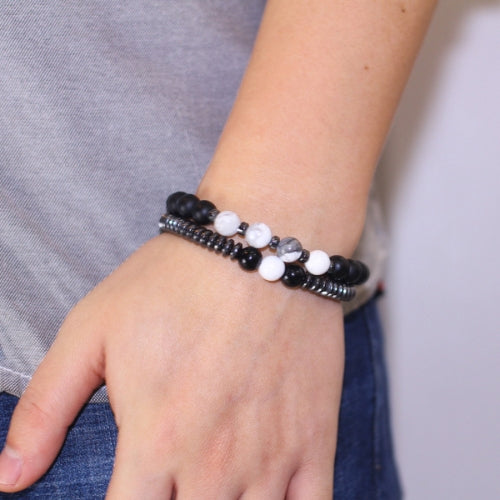 Adjustable Hematite Bracelet for Men & Women