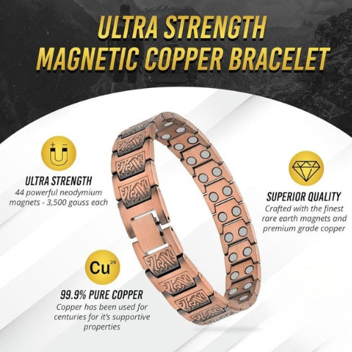 Ultra Strong Copper Magnetic Bracelet