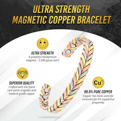 Pure Copper Magnetic Bracelet for Women