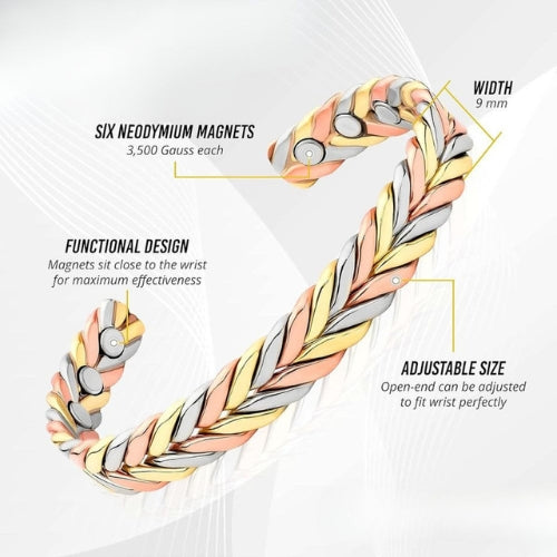 Pure Copper Magnetic Bracelet for Women