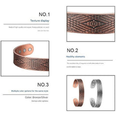 Magnetic Bracelet with Neodymium Magnets for Men's