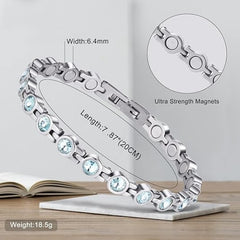 Women's Rhinestone Magnetic Bracelet