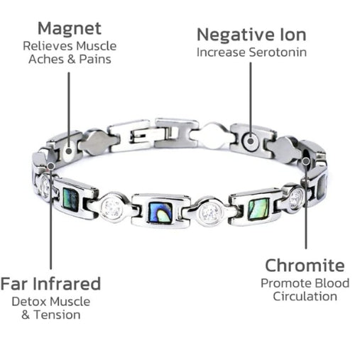 Magnet Titanium Germanium Bracelet for Women's