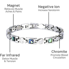 Magnet Titanium Germanium Bracelet for Women's