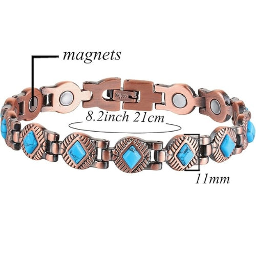 Detachable Magnet Anti-Radiation Stone Bracelet