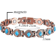 Detachable Magnet Anti-Radiation Stone Bracelet