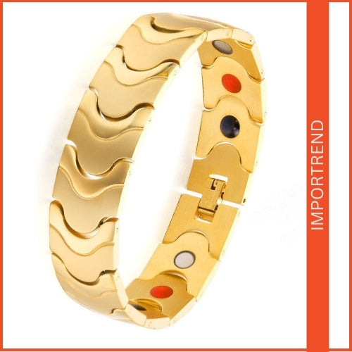 Flower Bottom Four-in-One Magnet Bracelet