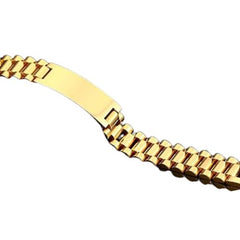 Curved Engravable Couple Bracelet for Men & Women
