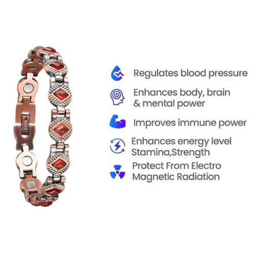Stylish Titanium Steel Magnetic Bracelet for Women