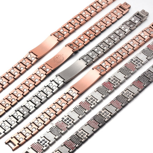 Red Copper Magnet Negative Ion Bracelet for Men