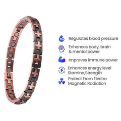 Red Copper Bracelet for Men & Women
