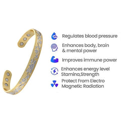 Copper Magnetic Negative Ion Energy Bracelet for Men