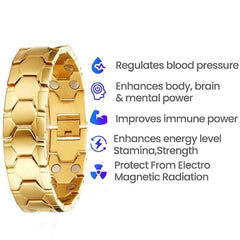 Bracelet for Men - 4-in-1 Wellness Bracelet