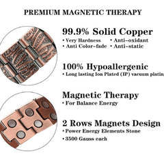 Magnet Bracelets & Red Copper