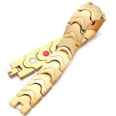 Flower Bottom Four-in-One Magnet Bracelet