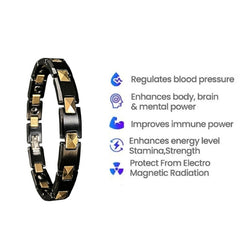 Ceramic with Gold-Plated Magnet Bracelet For Girls