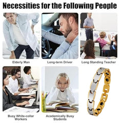 Bullet Shape Men's Magnet Bracelet