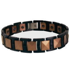 Pyramid-Shaped Men's Magnetic Bracelet