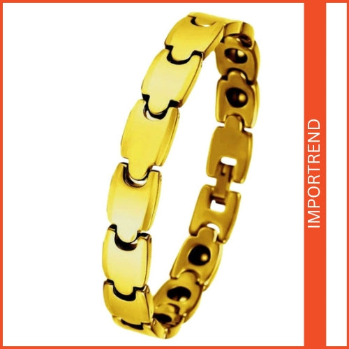 Gold-plated  Men's Magnet Bracelet
